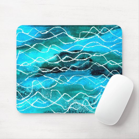 'Waves' Mousepad (Mit Mouse)
