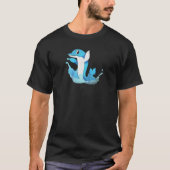 Waves Ocean Animal Sea Dolphin Raglan Baseball Te T-Shirt (Vorderseite)