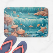Waves & Ocean Dreamscape Badematte