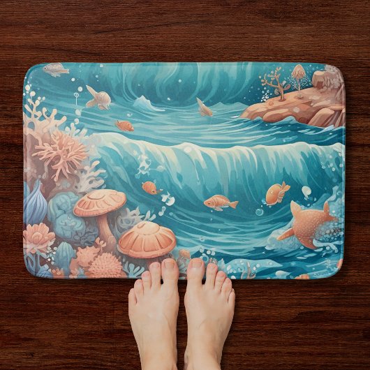 Waves & Ocean Dreamscape Badematte