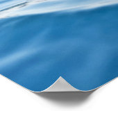 Waves Ocean Sea Nature Blue Water Surface Beach Poster (Ecke)