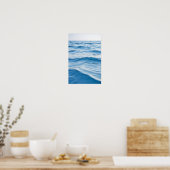 Waves Ocean Sea Nature Blue Water Surface Beach Poster (Küche)