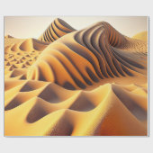 Waves of Gold Geschenkpapier (Flach)