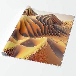 Waves of Gold Geschenkpapier