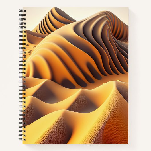 Waves of Gold Notizblock (Vorderseite)