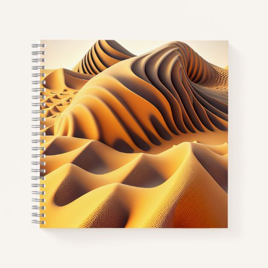 Waves of Gold Notizblock (Vorderseite)