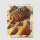 Waves of Gold Pergament Einladungen (Versatz (Ehepaar))