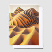 Waves of Gold Pergament Einladungen (Versetzt)