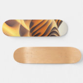 Waves of Gold Skateboard (Horizontal)