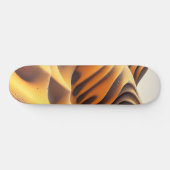 Waves of Gold Skateboard (Horizontal)