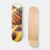 Waves of Gold Skateboard (Vorderseite)