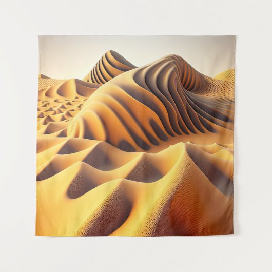 Waves of Gold Wandteppich (Vorderseite)