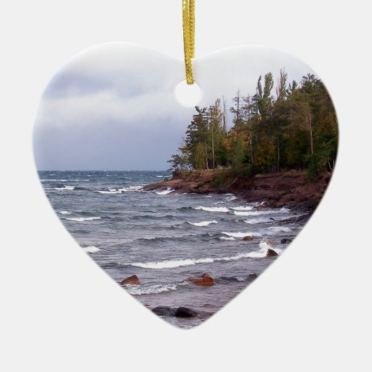 Waves of Lake Superior Keramikornament (Vorne)