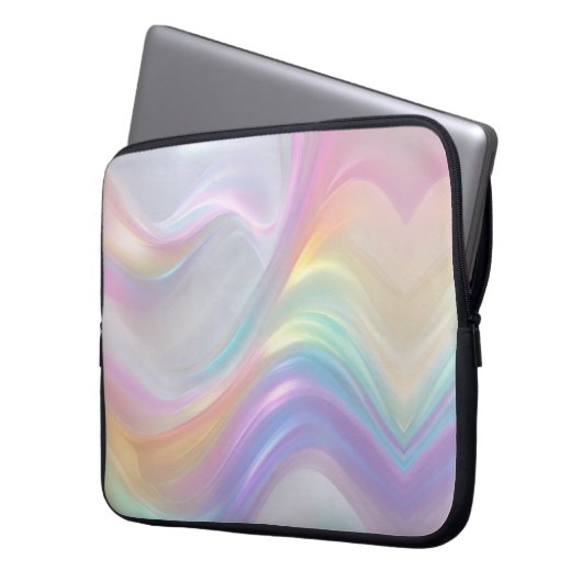 Waves of Light Laptopschutzhülle (Vorderseite Links)
