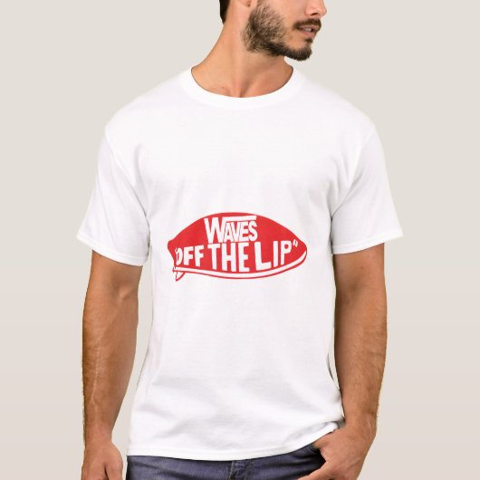 Waves Off the Lip - Surf Apparel T-Shirt (Vorderseite)