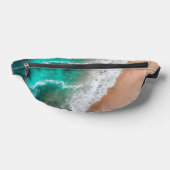 Waves on Sandy Beach Personal Bauchtasche (Ablage )