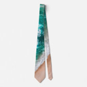 Waves on Sandy Beach Personal Krawatte (Vorderseite)