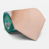 Waves on Sandy Beach Personal Krawatte (Gerollt)