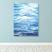 Waves Painting Leinwanddruck (Insitu (Holzboden))