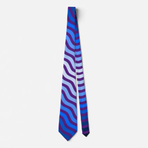 Waves pattern -01 D Lila BG Krawatte