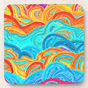 Waves Patterns Painting. Jetzt kaufen Getränkeuntersetzer