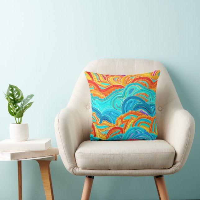 Waves Patterns Painting. Jetzt kaufen Kissen (Stuhl )
