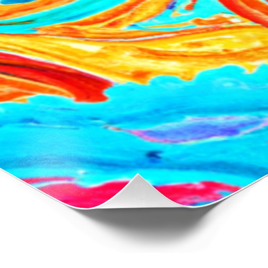 Waves Patterns Painting. Jetzt kaufen Poster (Ecke)