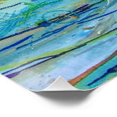 Waves Perfektes Poster herstellen (Ecke)