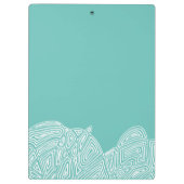 Waves Personalisiert Klemmbrett (Rückseite)