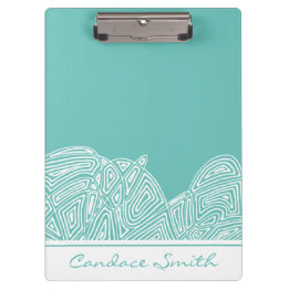 Waves Personalisiert Klemmbrett