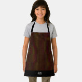 Waves Pink Yellow Minimal Muster Schürze (Insitu)