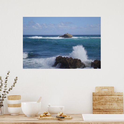 Waves Poster (Küche)