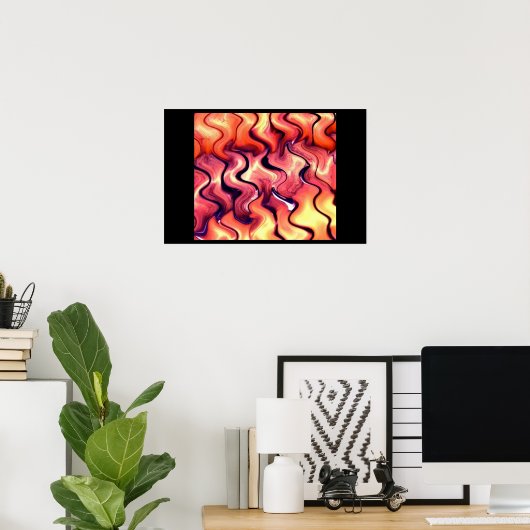 Waves Poster (Heimbüro)