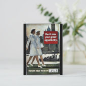 Waves Postkarte (Stehend Vorderseite)