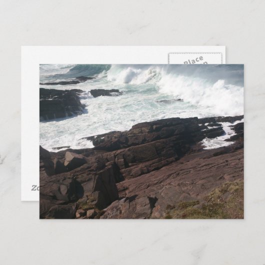 Waves Postkarte (Vorne/Hinten)