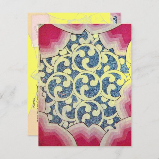 WAVES POSTKARTE (Vorne/Hinten)