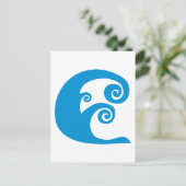 Waves Postkarte (Stehend Vorderseite)