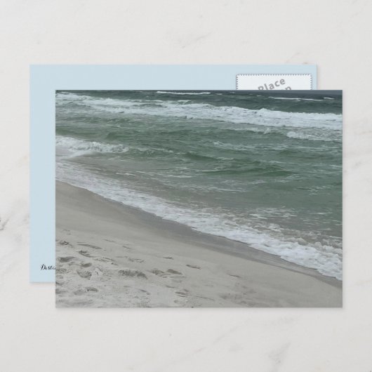 Waves Postkarte (Vorne/Hinten)