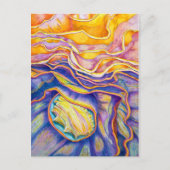 Waves Postkarte (Vorderseite)