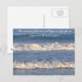 Waves Quotes Postcard Postkarte (Vorne/Hinten)