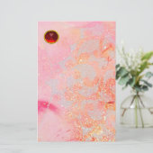 WAVES RED RUBY BRIEFPAPIER (Stehend Vorderseite)