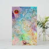 WAVES RED RUBY BRIEFPAPIER (Stehend Vorderseite)