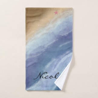 Waves rolling in handtuch