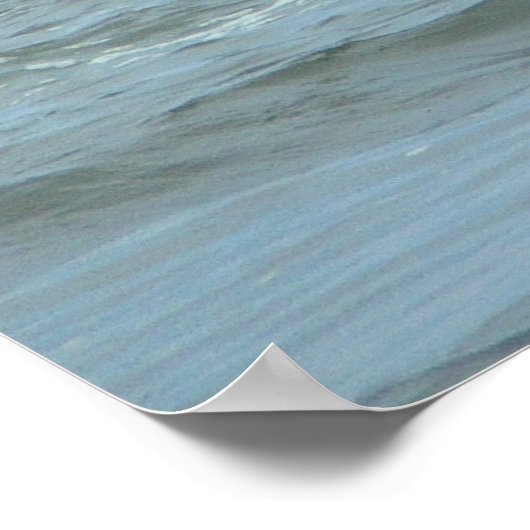 Waves - Ruby Beach Poster (Ecke)