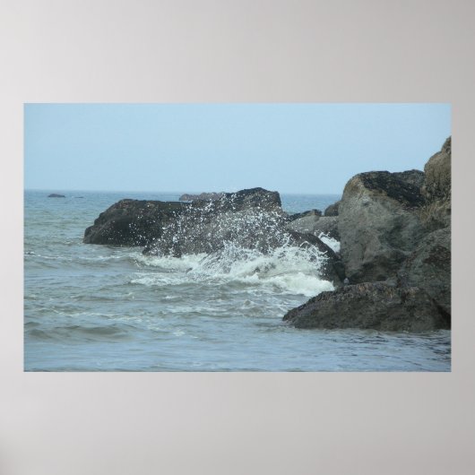 Waves - Ruby Beach Poster (Vorne)