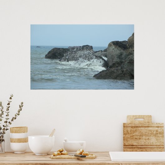 Waves - Ruby Beach Poster (Küche)