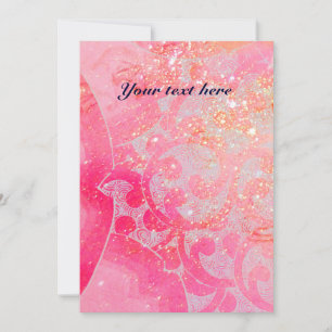 WAVES RUBY, hellrosa, rosa goldfarbene Glitzern