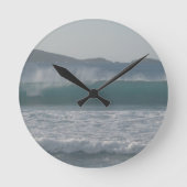 WAVES RUNDE WANDUHR (Vorderseite)