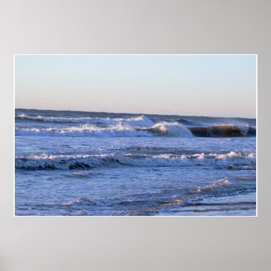 Waves Sea Isle City Poster (Vorne)