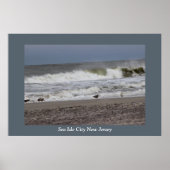 Waves Sea Isle City Poster (Vorne)
